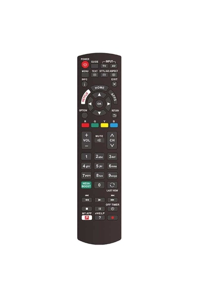 Panasonic RM-L1378 Lcd Led Netflix Universal Tv Kumandası