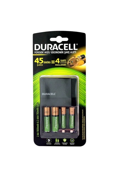 Duracell CEF-14 Hızlı Pil Şarj Aleti-Pilli