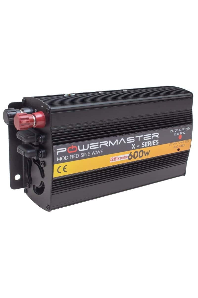 Powermaster 24-220V 24 Volt 600 Watt Modified Sinus İnverter PWR600-24